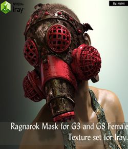 Ragnarok Mask for G3 and G8 Female Texture Set