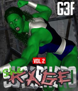 SuperHero She-Rage for G3F Volume 2