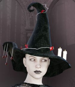 Witch Hat for Genesis 8 Female