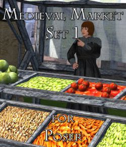 Medieval Market 1- for Poser