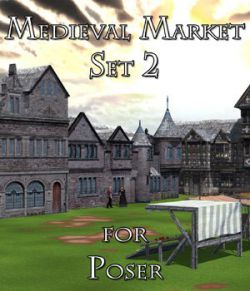 Medieval Market 2 - for Poser