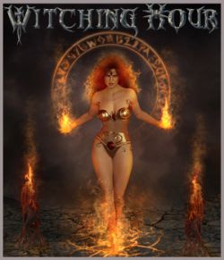 Witching Hour- Backgrounds and poses- G3F-G8F-V8