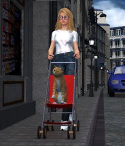 Stroller 1 (for DAZ Studio)