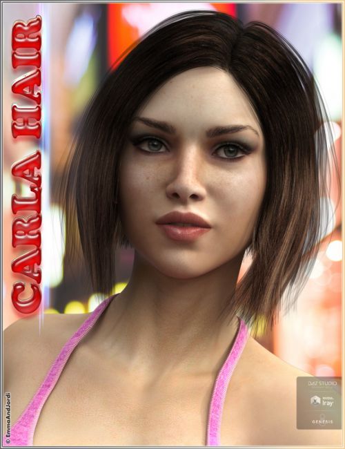 Carla Hair For Genesis 8 Female(s)