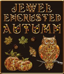 Jewel Encrusted Autumn PS Layer Styles