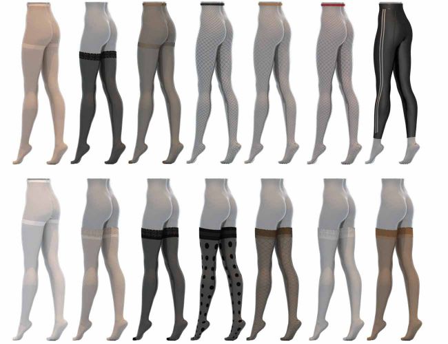 Nylon Pantyhose for Genesis 8 Female(s)