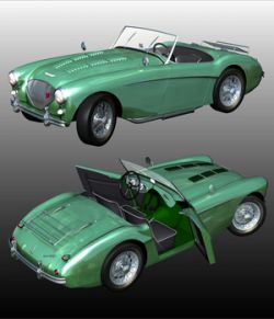 AUSTIN HEALEY 100 for POSER