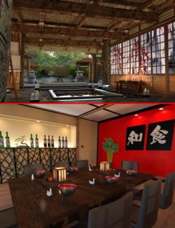 Japanese Restaurant, Spa and Hot Spring Bundle