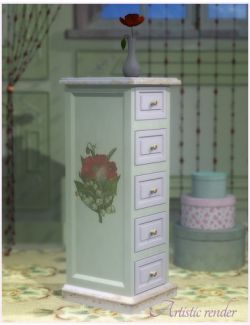 Shabby Chic Poppy Drawer