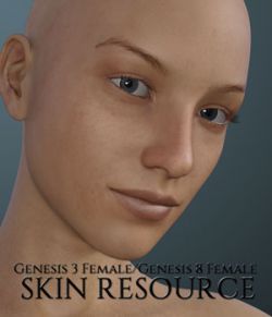 Genesis 3 Female and Genesis 8 Female Skin Resource