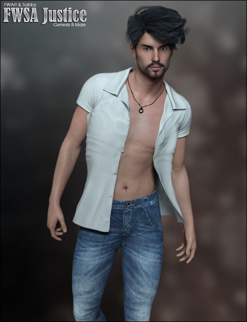 FWSA Justice for Genesis 8 Male | Characters for Poser and Daz Studio