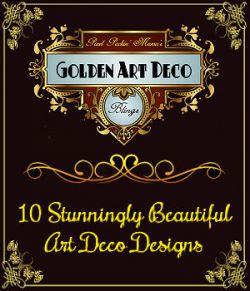 Pixel Packin Mamas Art Deco Golden Blings Set 1