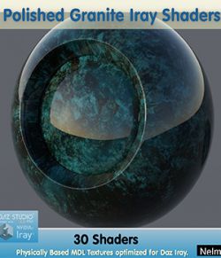 30 Polished Granite Iray Shaders- Merchant Resource