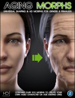 Aging Morphs for Genesis 8 Female(s)