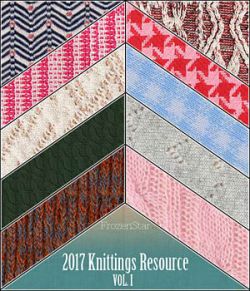 FS 2017 Knittings Resource Vol.I