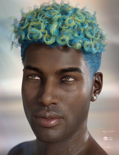 Terran Hair for Genesis 3 and 8 Male(s)