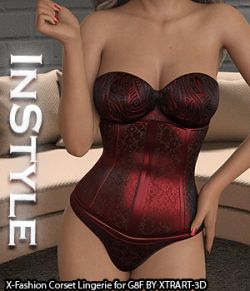 InStyle - X-Fashion Corset Lingerie for Genesis 8 Females