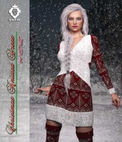 JMR Christmas Knitted Dress for G3F or G8F