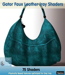 Gator Faux Leather Iray Shaders- Merchant Resource