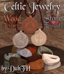 Wood and Stone Textures for Celtic Jewelry