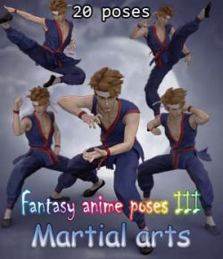 Fantasy Anime Poses III _ Martial arts_ for G3