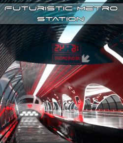 AJ Futuristic Metro Station