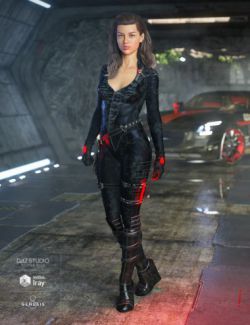 Stealth Siren Outfit for Genesis 8 Female(s)