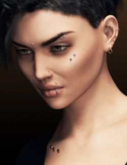 Alternative Piercing Pack for Genesis 8 Female