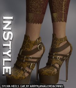 InStyle- Sylvia Heels and Pantyhose G8F