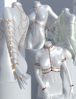 Body Chains For Genesis 3 and Genesis 8 Female(s)