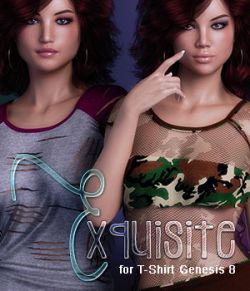 Exquisite for T Shirt for Genesis 8 Females