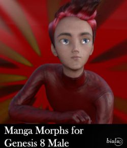 Manga Morphs for Genesis 8 Male