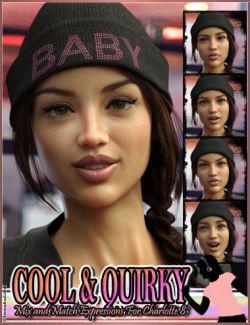 Cool and Quirky Mix and Match Expressions for Charlotte 8 and Genesis 8 Female(s)