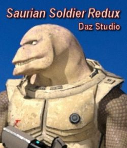 DeepSpace_3Ds Saurian Soldier Redux for Daz Studio