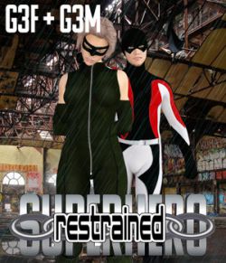 SuperHero Restrained for G3F and G3M Volume 1