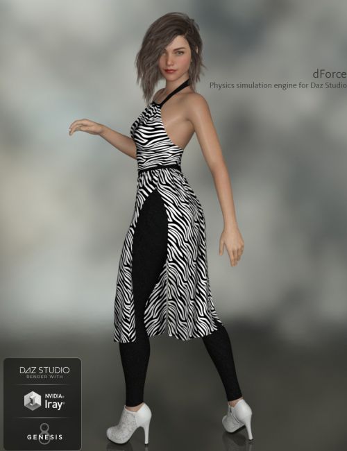 dForce Monica Outfit for Genesis 8 Female(s) | 3d Models for Daz Studio ...