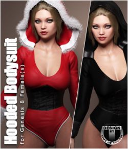 Hooded Bodysuit for Genesis 8 Female