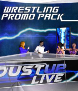 Pro Wrestling Promo Pack for Poser 7+