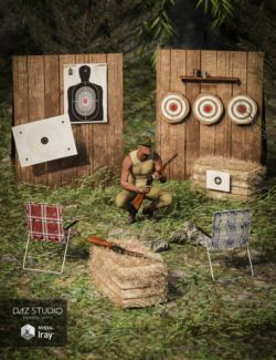 Backwoods Shooting Range for Genesis 3 and 8 Male(s) and Female(s)