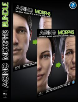 Aging Morphs Bundle for Genesis 8 Female(s) and Male(s)