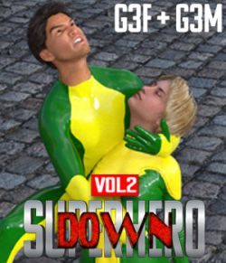 SuperHero Down for G3F and G3M Volume 2
