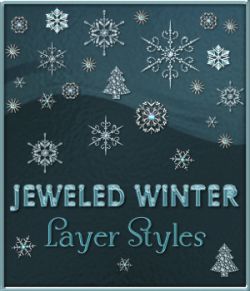 Jeweled Winter PS Layer Styles