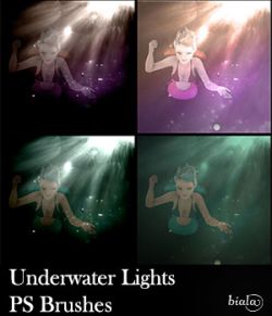 Underwater Lights PS Brushes