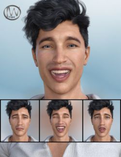 Emotional Guy- Expressions for Genesis 8 Male(s) and Owen 8