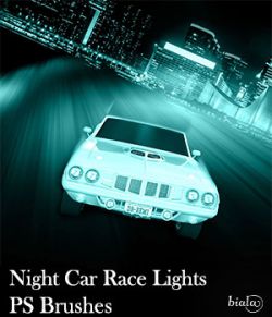 Night Car Race PS Brushes