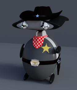 Sheriff outfit for KX Wibi