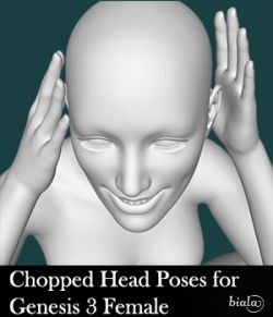 Chopped Head Poses for Genesis 3 Female