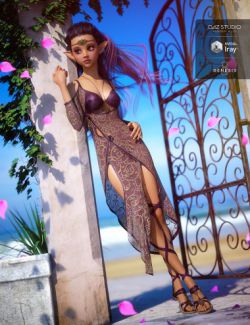 dForce Wild Nettle Outfit for Genesis 8 Female(s)