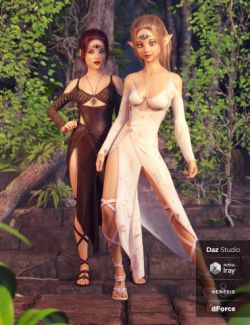 dForce Wild Nettle Outfit Textures