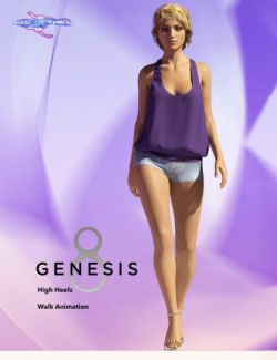 Walk Cycle for Genesis 8 Female(s)